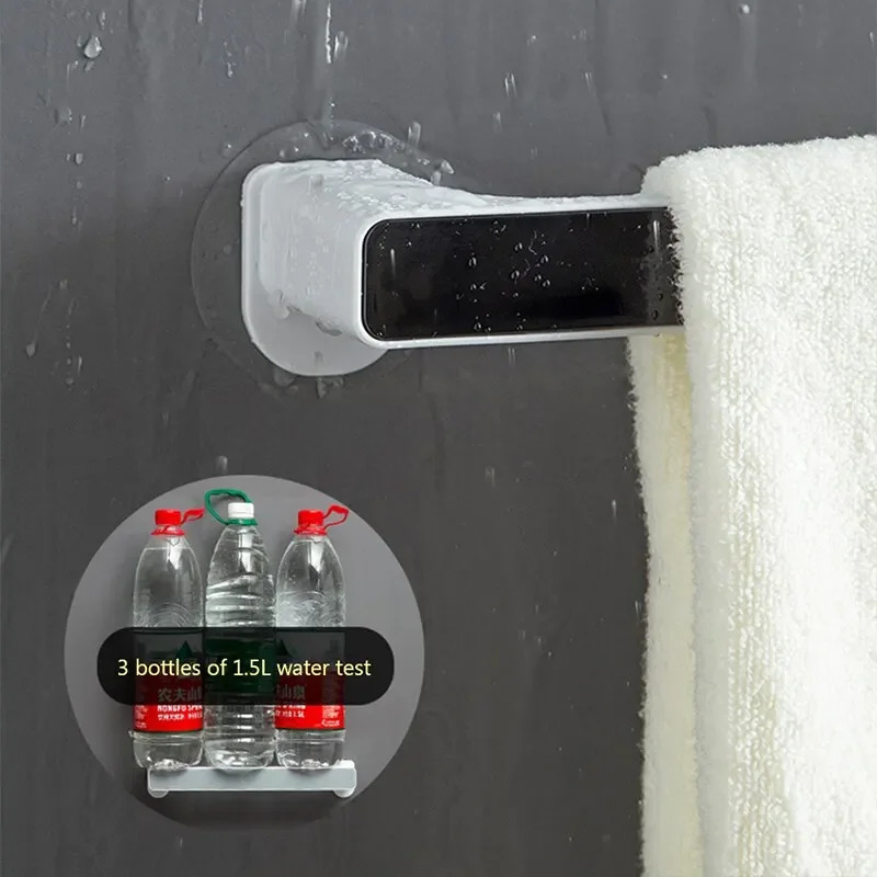 Under Cabinet Paper Towel Holder Rack with Multi Use Kitchen Organizer Bar for Bathroom & Storage