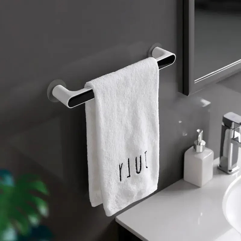 Under Cabinet Paper Towel Holder Rack with Multi Use Kitchen Organizer Bar for Bathroom & Storage