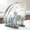 Modern Kitchen Plate Rack Set Dish Drainer Organizer With Pot Lid Stand Pack 3