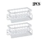 No Drill Sink Organizer Rack With Drain Tray MultiUse Kitchen Storage Rack For Faucet Sponge Holder 7