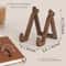 Wooden Cookbook Stand Kitchen Display Easel for Recipes Tablet and Plates
