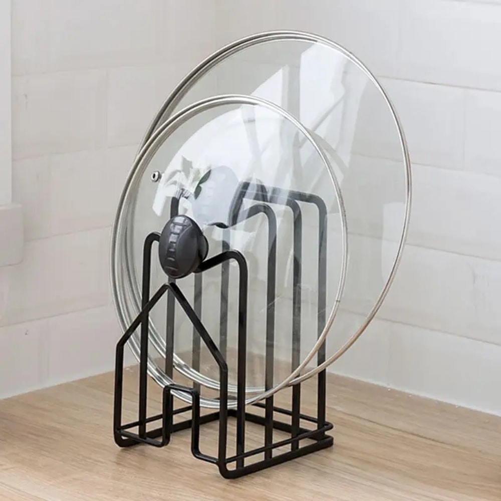 Multi Layer Kitchen Organizer Rack For Cutting Boards Pot Lids Plates Storage 1