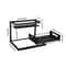 Pull Out Kitchen Shelf Organizer Carbon Steel Space Saving Under Cabinet Rack