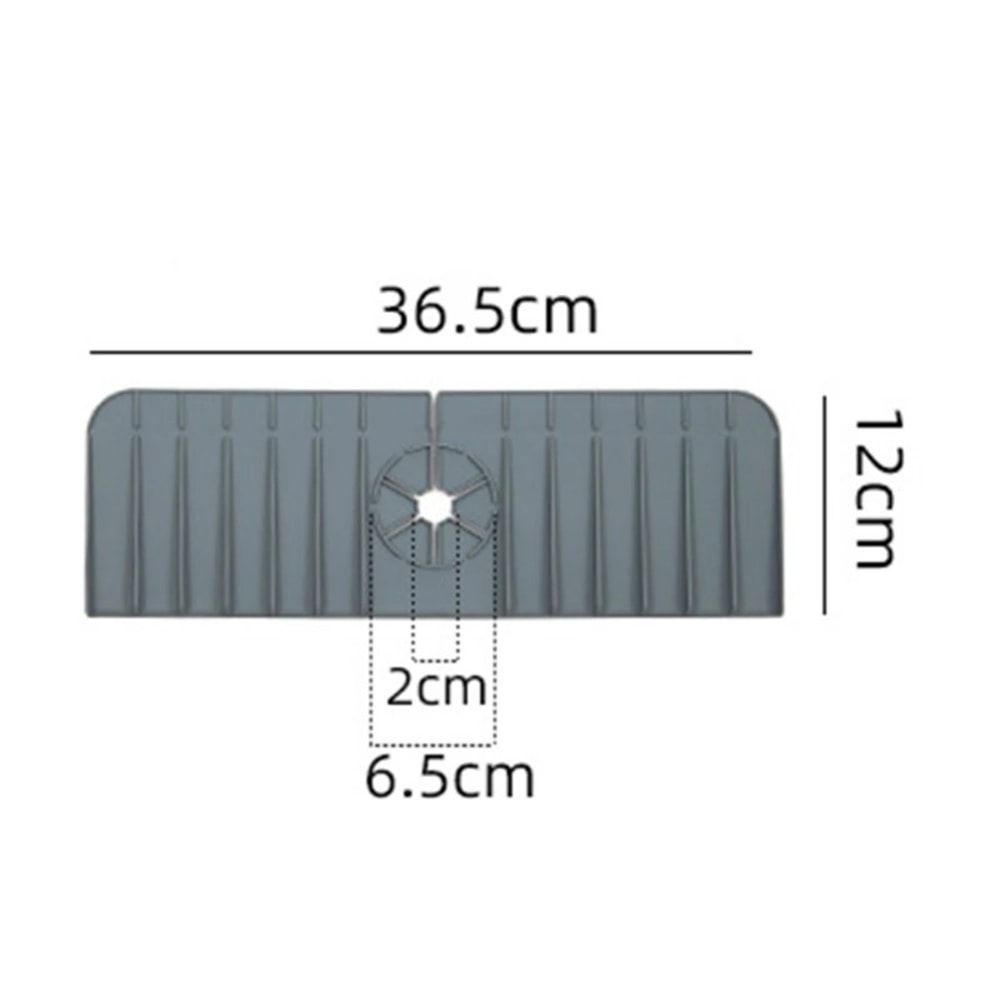 Silicone Faucet Mat Sink Splash Guard With Drain Pad 4