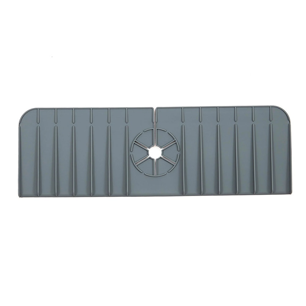 Silicone Faucet Mat Sink Splash Guard With Drain Pad 7