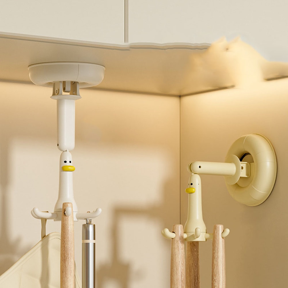 Suction Cup Wall Organizer Rack For Kitchen Bathroom No Drill Spoon Holder Hook Shelf 3