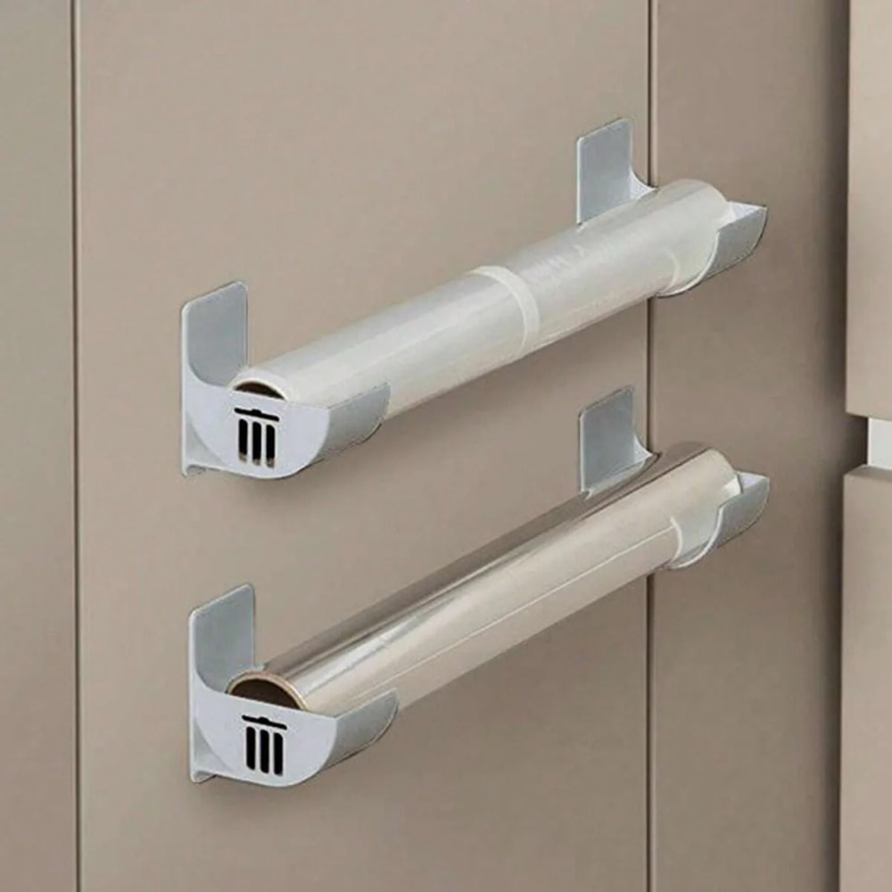 Punch Free Cabinet Organizer Rack Set for Kitchen Storage and Refrigerator Side Organization