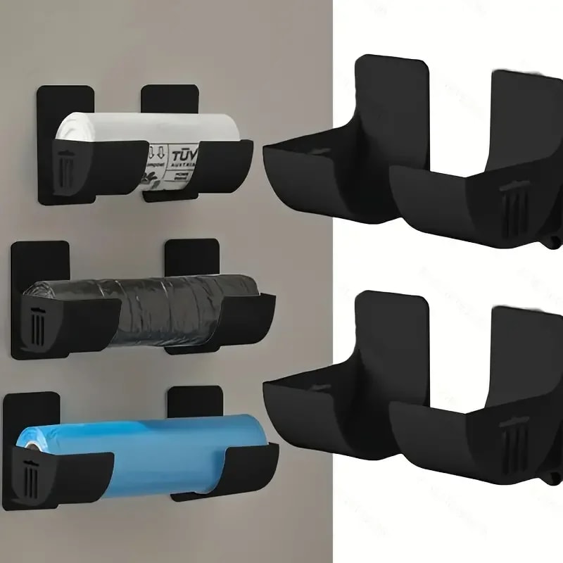 Punch Free Cabinet Organizer Rack Set for Kitchen Storage and Refrigerator Side Organization