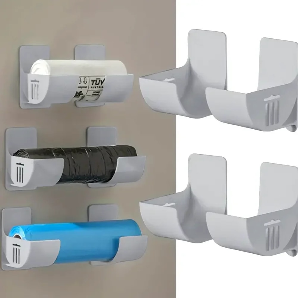 Punch Free Cabinet Organizer Rack Set for Kitchen Storage and Refrigerator Side Organization