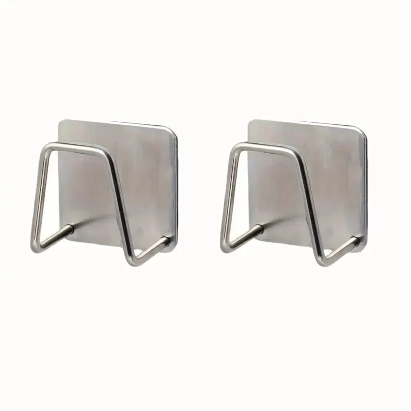 Stainless Steel Kitchen Sponge Holder Wall Mount Sink Caddy Organizer No Drill 6