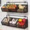 Wall Mounted Garlic Storage Box & Onion Organizer Shelf for Kitchen Space Saving