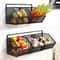 Wall Mounted Garlic Storage Box & Onion Organizer Shelf for Kitchen Space Saving