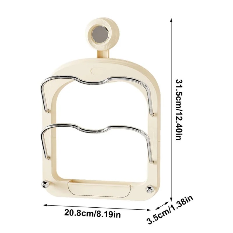 Wall Mounted Garlic Storage Box Onion Organizer Shelf For Kitchen Space Saving 5