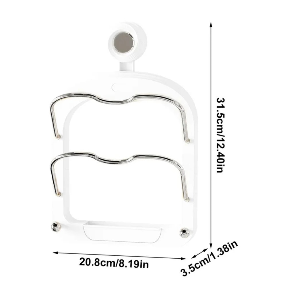 Wall Mounted Garlic Storage Box Onion Organizer Shelf For Kitchen Space Saving 6