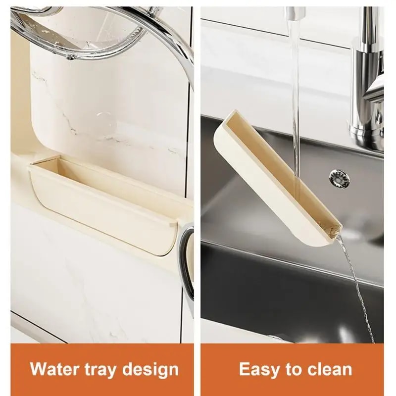 Wall Mounted Garlic Storage Box Onion Organizer Shelf For Kitchen Space Saving 4