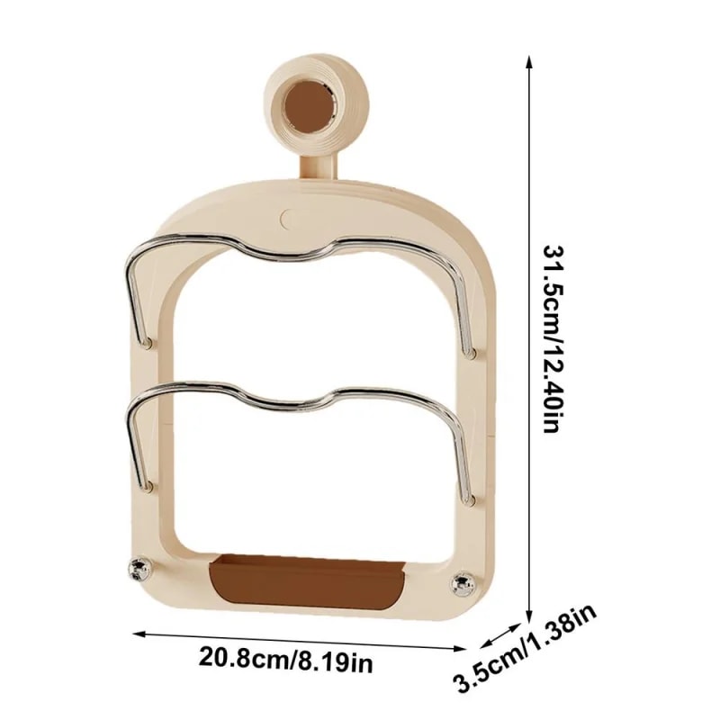 Wall Mounted Garlic Storage Box Onion Organizer Shelf For Kitchen Space Saving 7