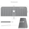 Silicone Faucet Mat Sink Splash Guard with Drain Holder Kitchen Drying Organizer