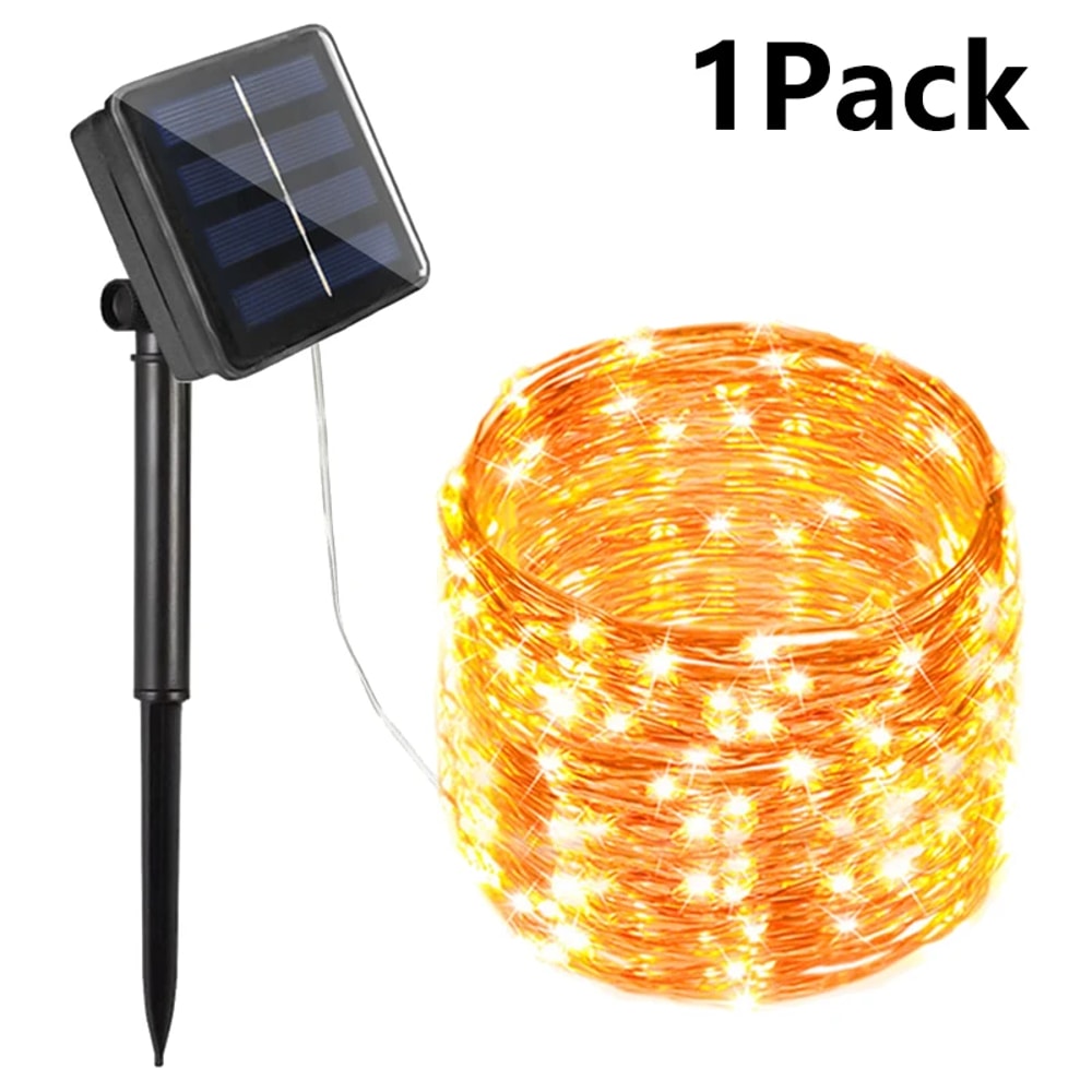 Solar Fairy String Lights Waterproof Outdoor Garden Patio LED Decor 7