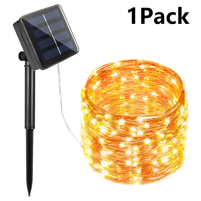 Solar Fairy String Lights Waterproof Outdoor Garden Patio LED Decor 7