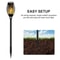 Solar Flame Torch Light Waterproof Outdoor Garden Flickering LED Lights For Yard Patio Path 3