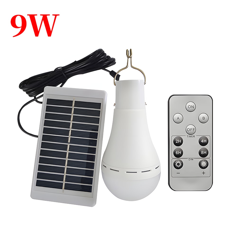 Solar Camping Light USB Rechargeable Waterproof LED Lantern for Outdoor & Emergency Use