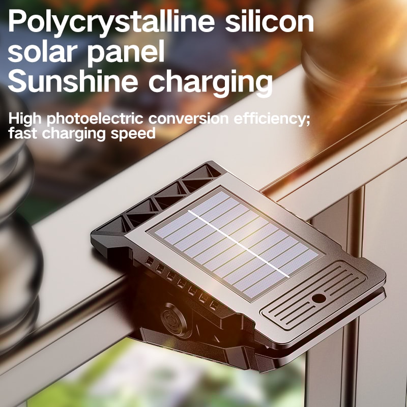 Solar Motion Sensor Clamp Light Waterproof LED Work Light For Outdoor Camping And Garage 2