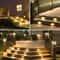 Solar Deck Lights Waterproof LED Step Fence Pathway Lighting Set 0