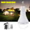 Solar LED Hanging Lamp USB Rechargeable Waterproof Emergency Light For Camping And Home 0