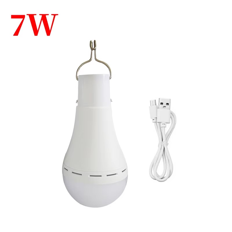 Solar LED Hanging Lamp USB Rechargeable Waterproof Emergency Light For Camping And Home 5