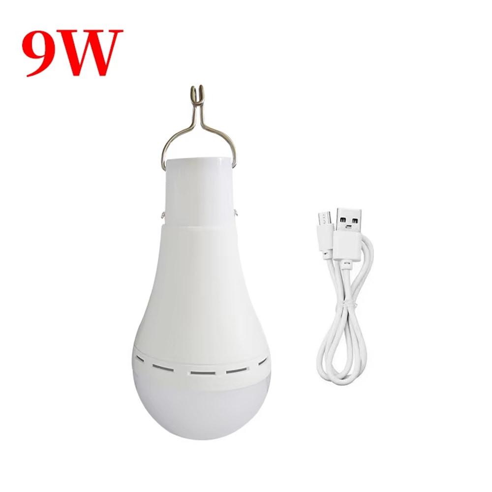 Solar LED Hanging Lamp USB Rechargeable Waterproof Emergency Light For Camping And Home 6