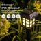 Solar Pathway Lights Pack Waterproof Outdoor Garden Lights for Yard Walkway Decor