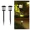 Solar Pathway Lights Pack Waterproof Outdoor Garden Lights for Yard Walkway Decor