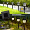 Solar Pathway Lights Pack Waterproof Outdoor Garden Lights for Yard Walkway Decor