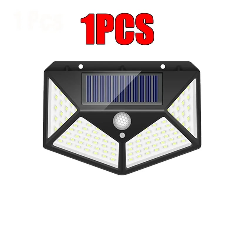 Solar Motion Sensor Light Outdoor Wall Lamp Waterproof Security Lights For Garden And Yard 6