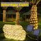 Solar LED Rope Fairy Lights Outdoor Waterproof Garden String Lights