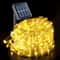 Solar LED Rope Fairy Lights Outdoor Waterproof Garden String Lights
