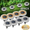 Solar Garden Disk Lights Waterproof InGround LED Pathway Lighting 0