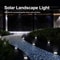 Solar Garden Disk Lights Waterproof InGround LED Pathway Lighting 4