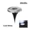 Solar Garden Disk Lights Waterproof InGround LED Pathway Lighting 6