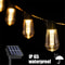 Solar String Lights Outdoor Waterproof Vintage Edison Bulbs For Garden Patio Decor 5