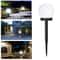 Solar LED Garden Globe Lights Waterproof Outdoor Pathway Yard Lighting Set 6