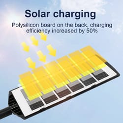 ultra bright solar outdoor light with motion sensor waterproof garden security lamp