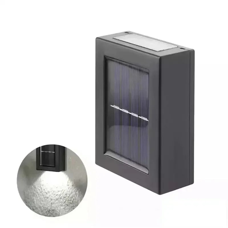 Solar Up Down Wall Lights Waterproof Outdoor Solar Light for Garden and Home