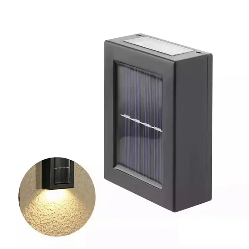 Solar Up Down Wall Lights Waterproof Outdoor Solar Light for Garden and Home