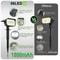 LED Solar Motion Sensor Outdoor Spotlights Waterproof Garden Security Lights