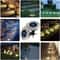 Solar Garden Lights Outdoor Waterproof Ground Disk Lights For Pathway Deck Yard 0