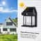 Solar Motion Sensor Wall Light Waterproof Outdoor Garden Lamp With Modes 1