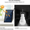Solar LED Emergency Light Bulb Waterproof Portable Outdoor USB Rechargeable