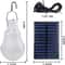 Solar LED Emergency Light Bulb Waterproof Portable Outdoor USB Rechargeable