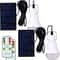 Solar LED Emergency Light Bulb Waterproof Portable Outdoor USB Rechargeable